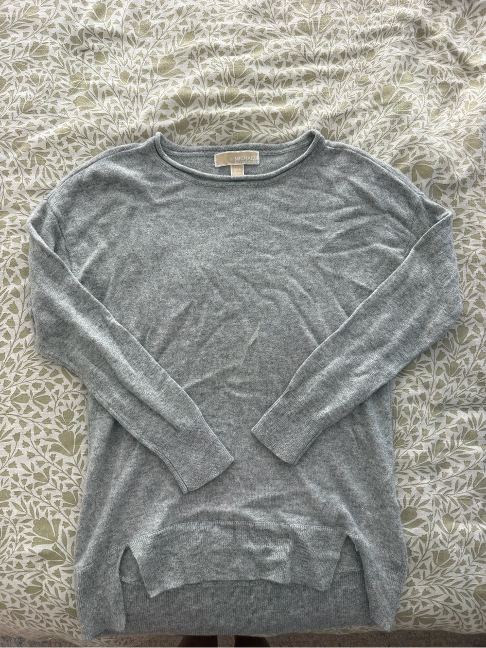 Michael Kors Light Gray Crewneck Sweater